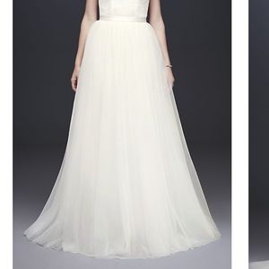 DAVID'S BRIDAL COLLECTION

tulle ball gown wedding overskirt